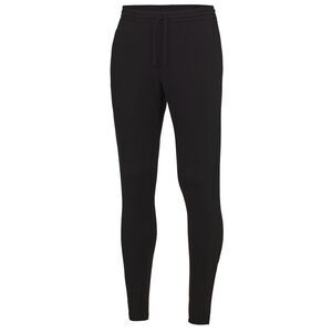 AWDis Just Cool Mens Tapered Jogging Bottoms / Jet Black